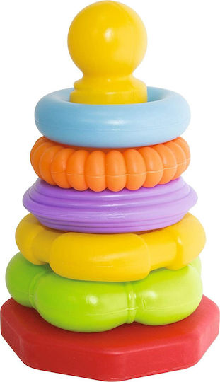 Simba Pyramiden-Spielzeug Stacking Ring Pyramid ABC für 6++ Monate