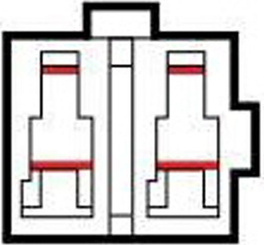 Lampa Μοτοσυκλέτας в Черен Цвят L9160.2