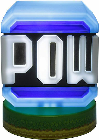 Paladone Kinder Dekorative Lampe Super Mario Pow Block Mehrfarbig