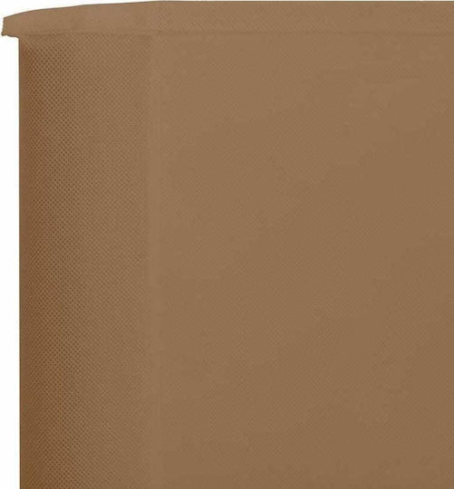 vidaXL Stoffzaunpaneel in Braun Farbe 80cm x 8.0m