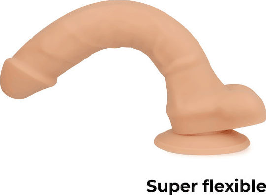 Cock Miller Ρεαλιστικό Dildo με Όρχεις και Βεντούζα Flesh 24cm