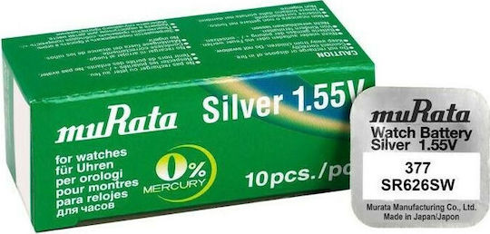 Alkalische Uhrenbatterie Maxell Sr66/377 Lr626 Sr626 177 Ag4 1,55V