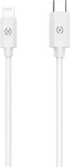 Celly MFI USB-C zu Lightning Kabel 60W Weiß 1m (USBLIGHTTYPECWH)