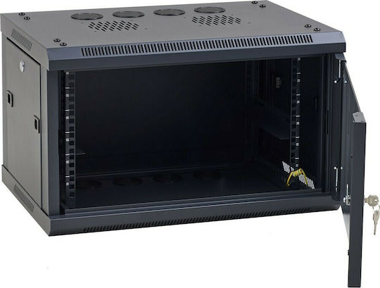 Central Монтиран на стена Рак кабинет 9U 60x45x50см Черен 3000 1 450 09/C