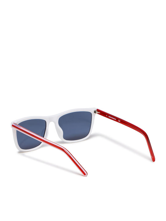 Converse Chuck Unisex Sunglasses with White Plastic Frame and Black Lens CV505S-100