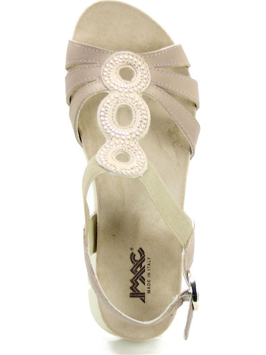 Anatomische Damenplattformen Beige