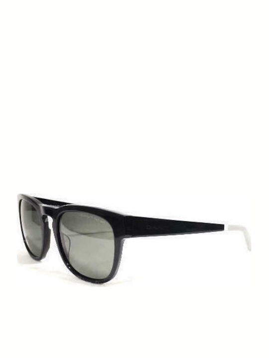 Gant Ochelari de soare Μαύρα cu Cadru & Negru Lentilă