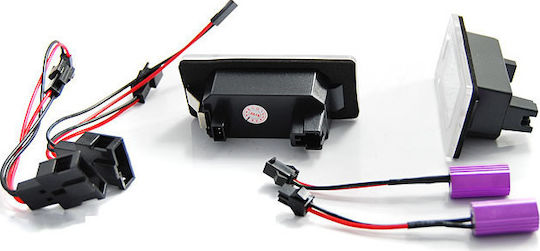 Vinstar Светлини За Регистрационната Табела LED Skoda Octavia / Yeti Volkswagen Passat Audi A4 / A5 / Q5 / TT 2 Бройки