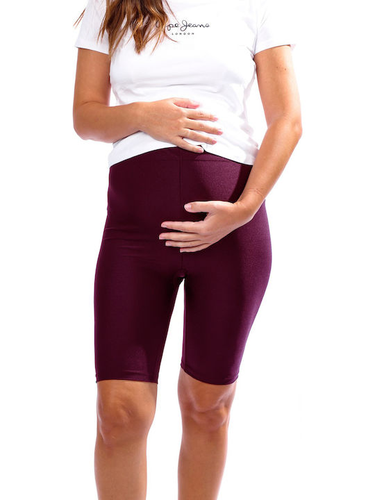 Amaryllis Maternity Leggings Aubergine