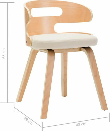 Столички Трапезария Крем 4бр 48x46x68бр