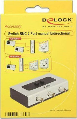 DeLock 2-way BNC Manual Switch