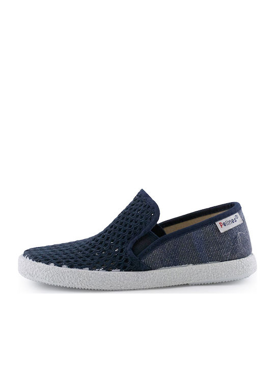 Meridian Kids Espradrilles Slip-On Blue Pelines