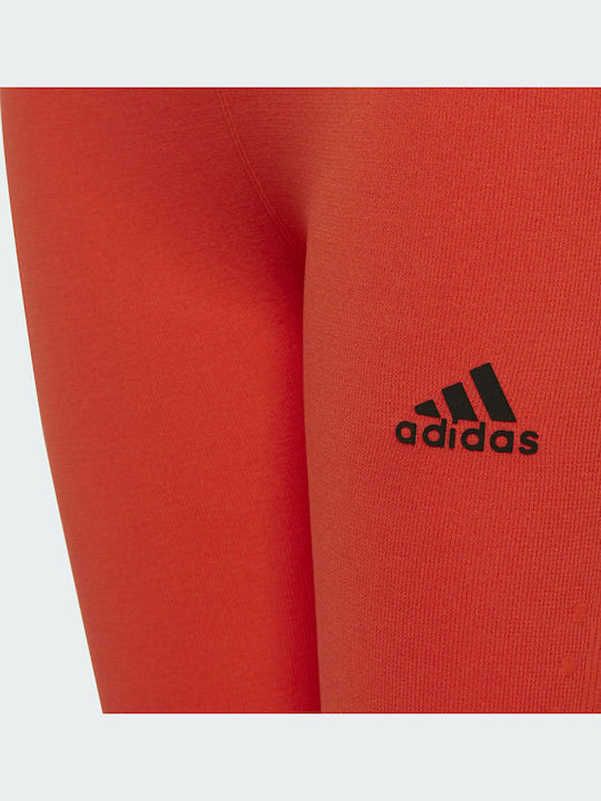 Kids Legging Sports Long Red Aeroknit Aeroready