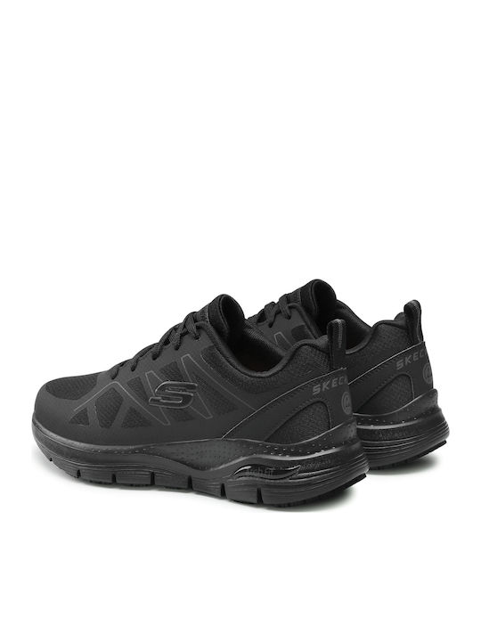 Skechers Axtell Παπούτσι Εργασίας Μαύρο με Πιστοποίηση SR
