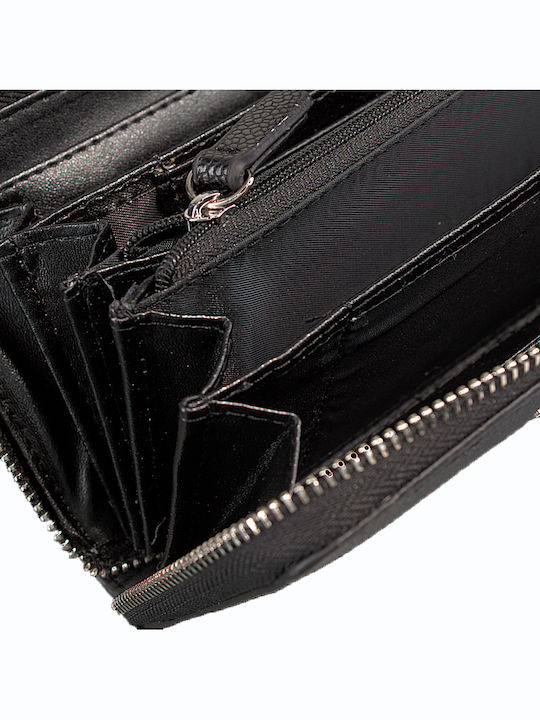 Divina Large Women's Wallet Black