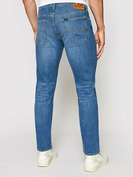 Lee Zip Fly Pantaloni Jeans pentru Bărbați Elastic cu Croială