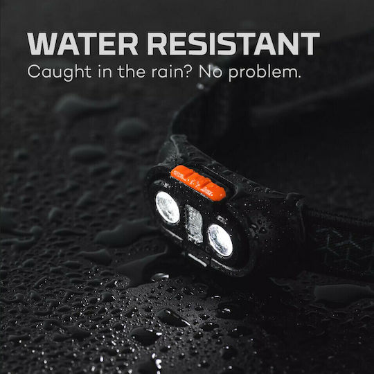 Nebo Rechargeable Headlamp LED IPX4 with Maximum Brightness 1000lm Einstein Black