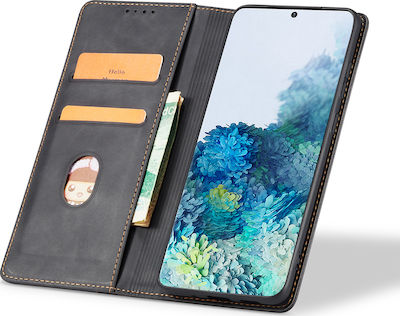 Bodycell PU Leather Wallet Δερματίνης Μαύρο (Galaxy A12)