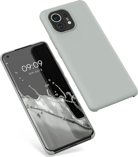 KWmobile Soft Flexible Back Cover Silicon Gri deschis mat (Xiaomi Mi 11)