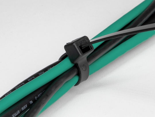 DeLock Δεματικά Καλωδίων Πλαστικά 380mmx4.8mm σε Μαύρο χρώμα (100τμχ) (19227)