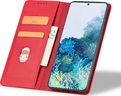 Bodycell PU Leather Brieftasche Synthetisches Leder Rot (Redmi Note 9T) 04-00667