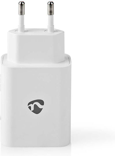 Nedis Charger Without Cable with USB-C Port 30W Power Delivery Whites (WCPD30W102)