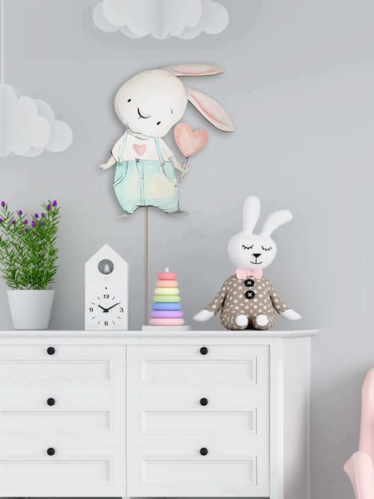 Yapadapadou Wooden Kids Wall Light Bunny