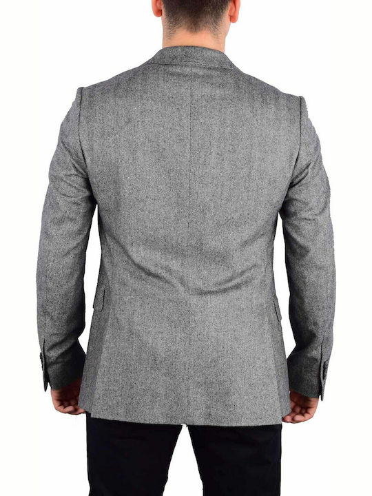 Gant Men's Suit Jacket Regular Fit Gray