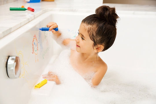 Munchkin Bath Time Crayons Bath Crayons for 36++ Months 5pcs
