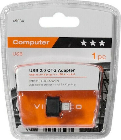 Vivanco CAM 17C OTG Konverter Micro-USB männlich zu USB-A weiblich 1Stück