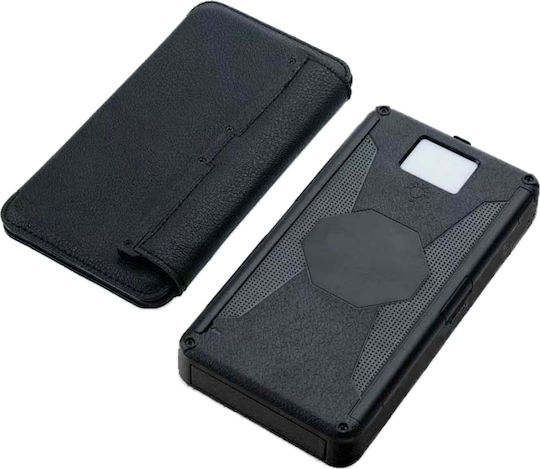 PowerNeed ES20000B Solar Power Bank 20000mAh cu 2 Porturi USB-A Negru