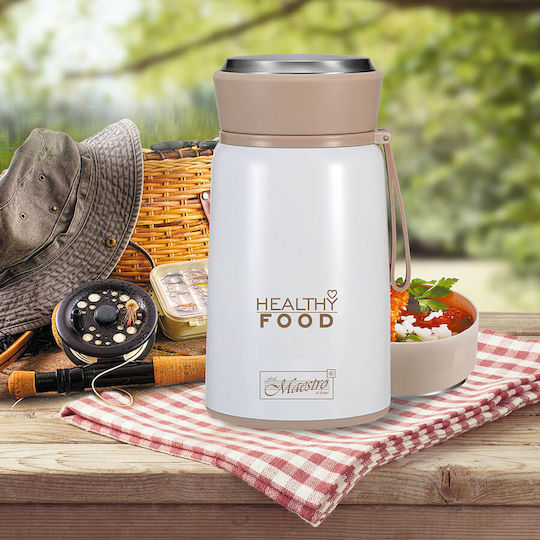 Maestro Кутия За Храна Inox Термос Прозрачен 800ml