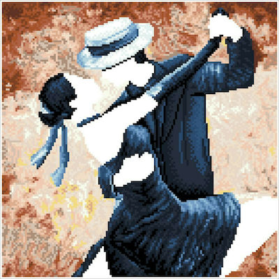 Diamond Dotz Canvas Diamond Painting Kit Mosaic - Tango Passion DD8.015