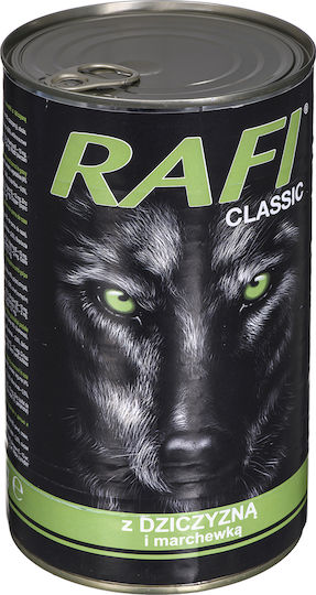 Dolina Noteci Rafi Classic Wet Food Dogs in Cans with Deer and Carrot gr