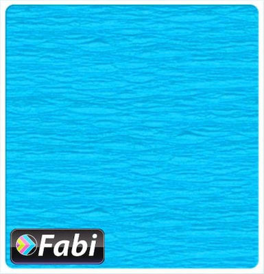 Fabi Waffelpapier Kein Muster 9080 Hellblau 50x200cm