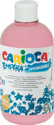 Carioca Tempera Tempera Colour Paint Bottle 500ml Pink