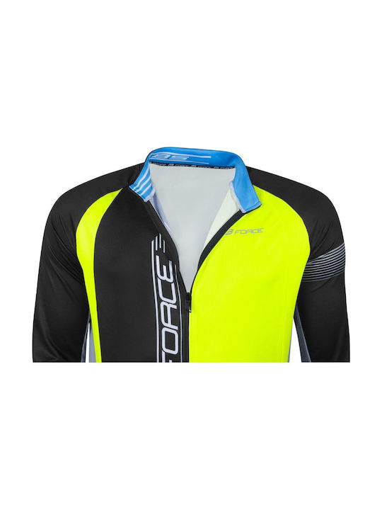 Force Lange Ärmel Radtrikot Mehrfarbig