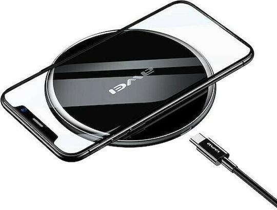 Awei Kabelloses Ladegerät (Qi Pad) 10W Schwarzs (W8)
