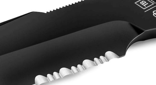 TB Outdoor Maraudeur G10 Serrations Messer Überleben Khaki in Hülle