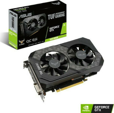 Asus GeForce GTX 1660 Super 6GB GDDR6 TUF Gaming Κάρτα Γραφικών PCI-E x16 3.0 με HDMI και DisplayPort