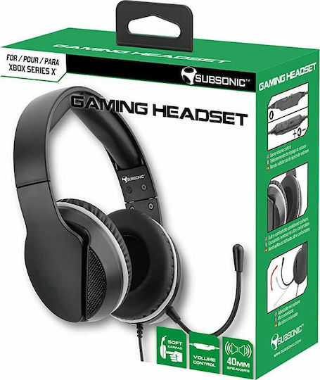 Subsonic SA5604 Über Ohr Gaming-Headset mit Verbindung 3,5mm Weiß