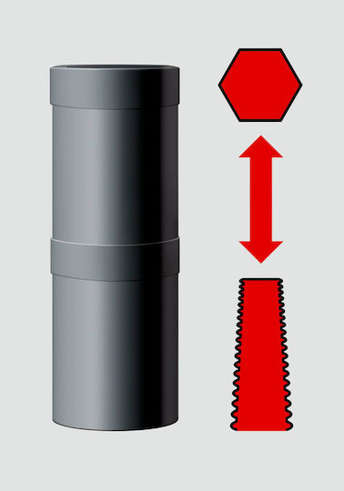 Wurth Nüsse Auszieher mit Vierkant-Antrieb 1/2" Set 5Stück