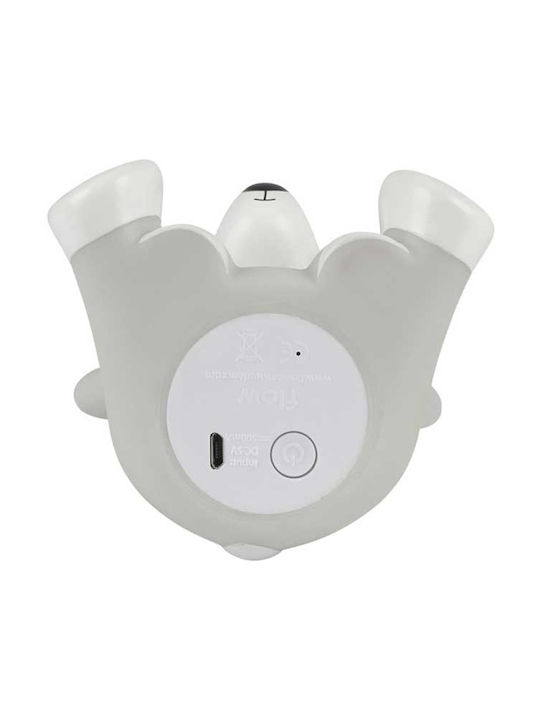 Flow Led Kids Decorative Lamp Fabian Gray 10x9x13.5εκ.