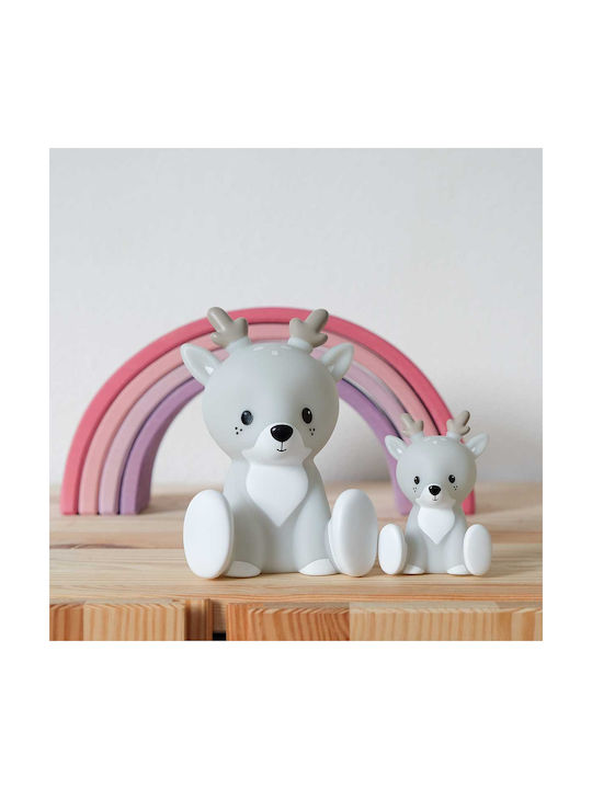 Flow Led Kids Decorative Lamp Fabian Gray 10x9x13.5εκ.