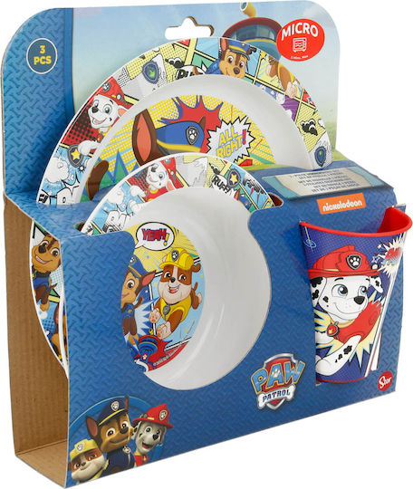 Stor Set de hrănire Paw Patrol din Plastic Multicolor 3buc