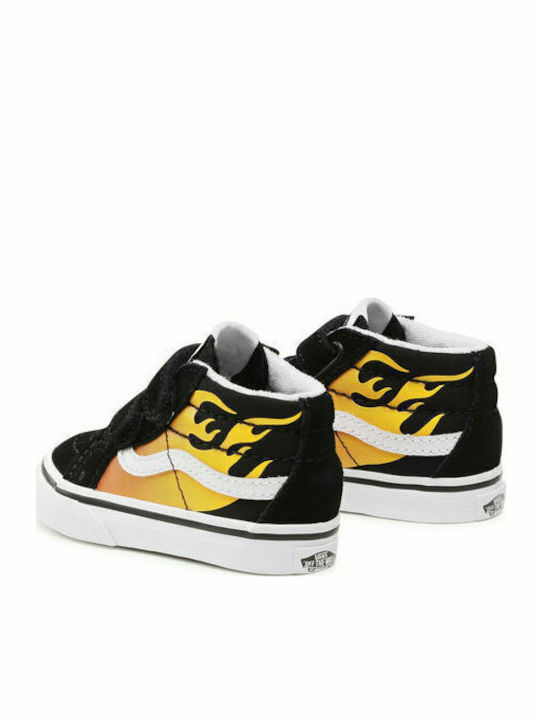 Mid Reossue V Kids Sneakers High with Scratch Black
