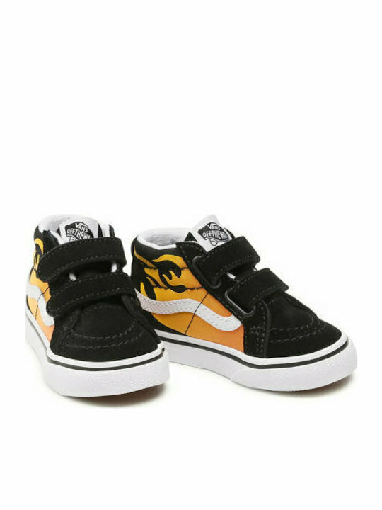 Mid Reossue V Kids Sneakers High with Scratch Black