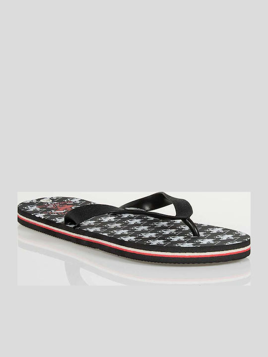 1805 Ανδρικά Flip Flops Μαύρα