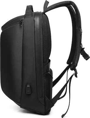 Ozuko 9318 Wasserdicht Tasche Rucksack für Laptop 15.6" in Schwarz Farbe