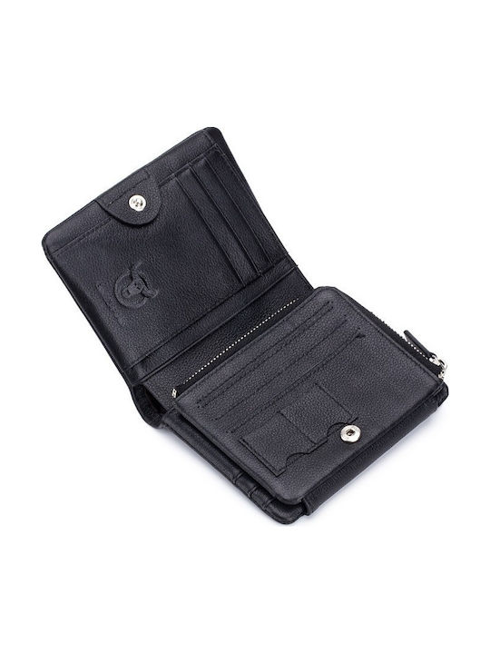 Leather Men's Wallet Classic with RFID Black